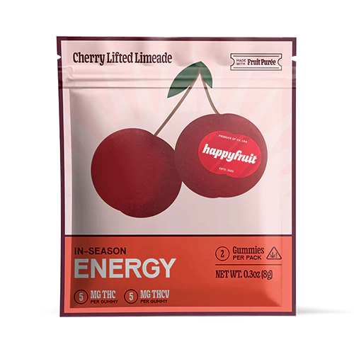 Happy Fruit, Cherry Lifted Limeade Gummies 2ct