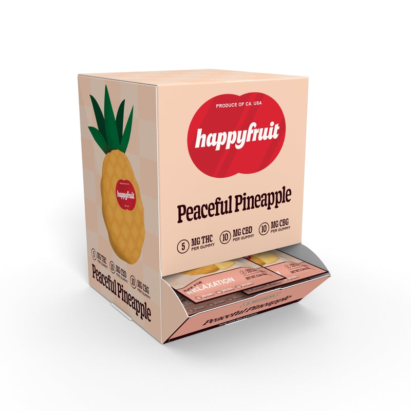 Happy Fruit, Peaceful Pineapple Gummies 2ct