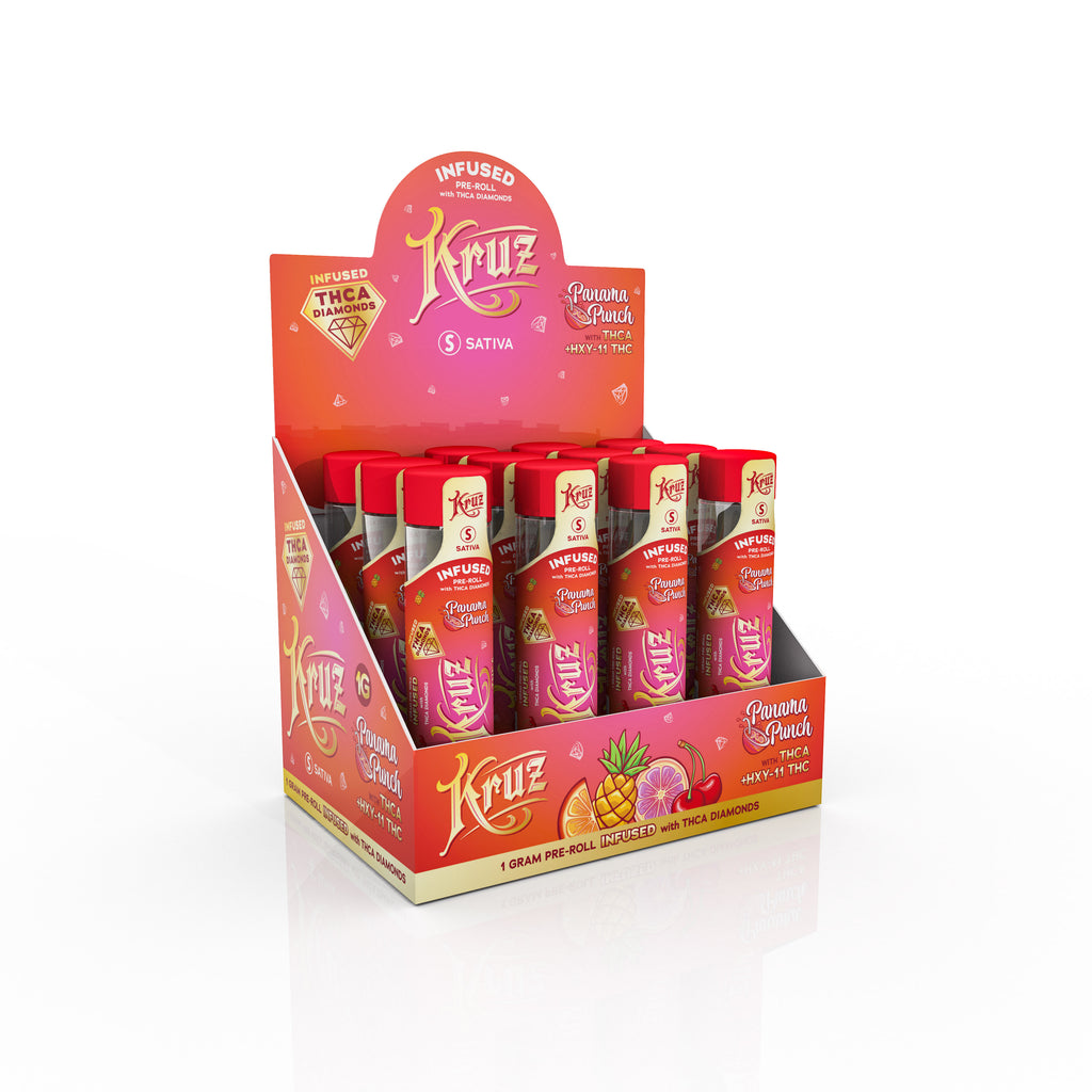 Kruz, THC Liquid Diamond Pre Rolls Panama Punch OG 1CT