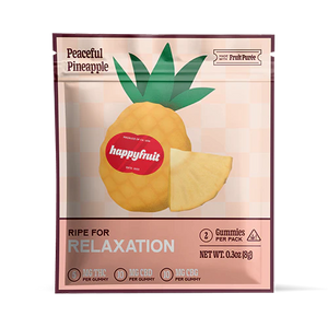 Happy Fruit, Peaceful Pineapple Gummies 2ct