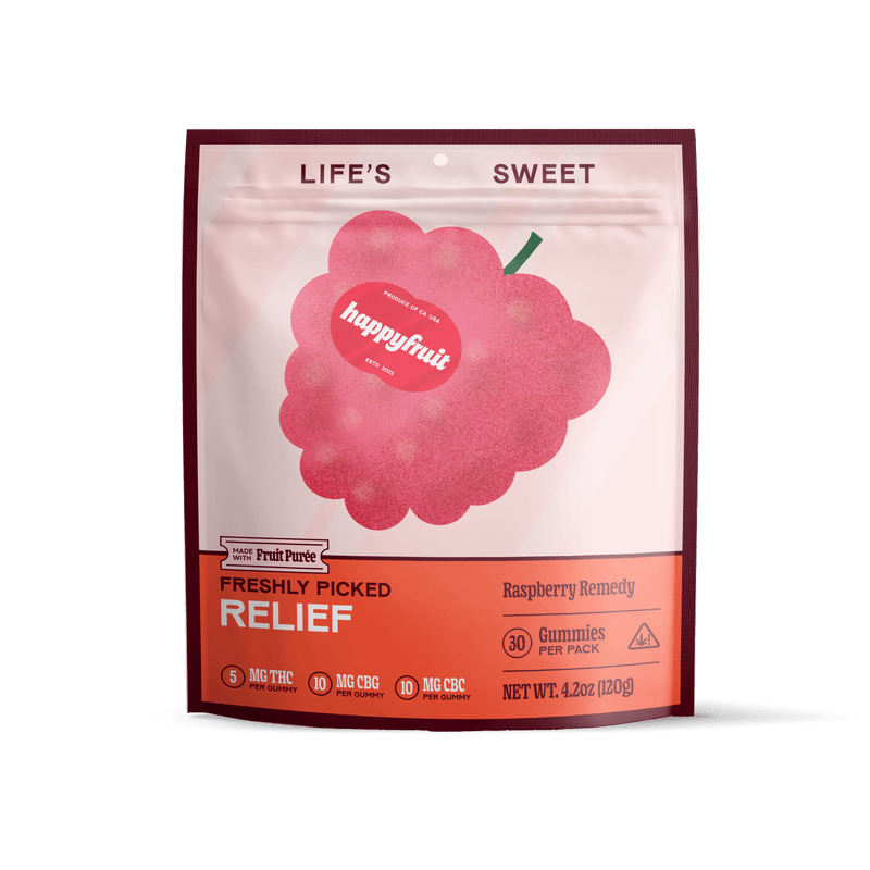 Happy Fruit, Raspberry Remedy Gummies 30ct