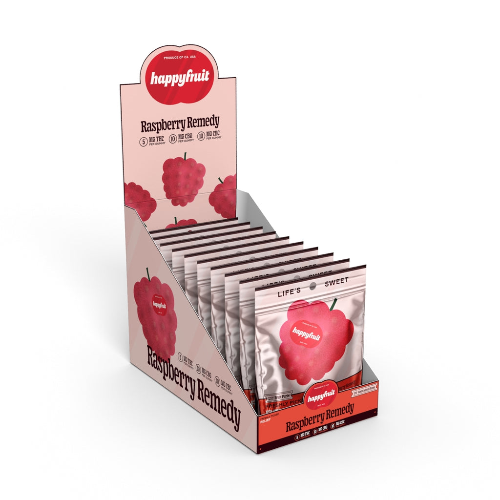 Happy Fruit, Raspberry Remedy Gummies 30ct