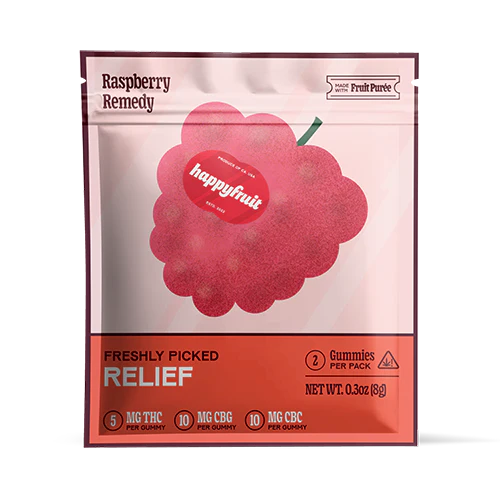 Happy Fruit, Raspberry Remedy Gummies 2ct