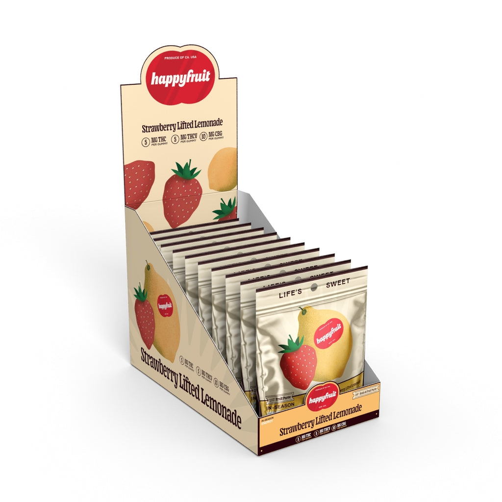 Happy Fruit, Strawberry Lifted Lemonade Gummies 30ct