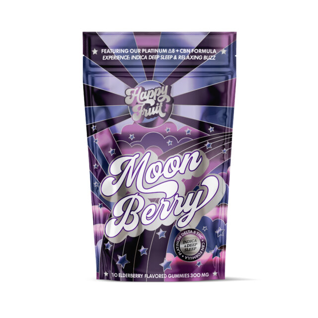 Happy Fruit Gummies, Moon Berry, BOX