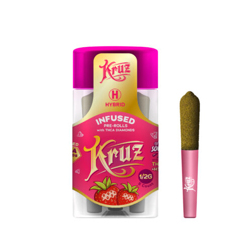 KRUZ SOUR STRAWBERRY DIESEL 5CT, BOX
