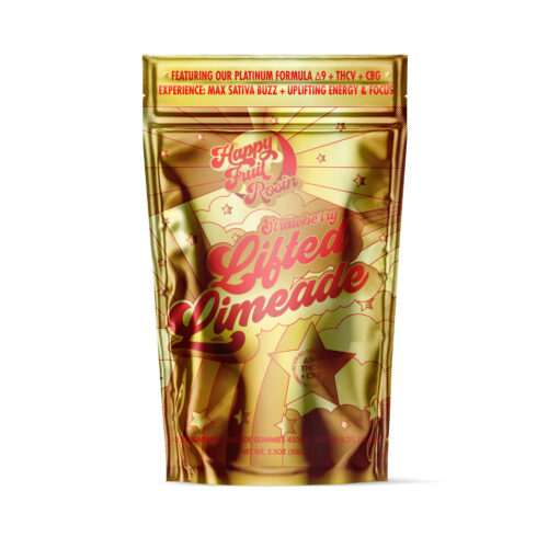 Happy Fruit Gummies, Strawberry Limeade 10CT, BOX