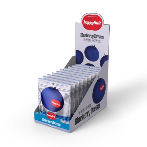 Happy Fruit Gummies, 30ct Blueberry Dream, CASE