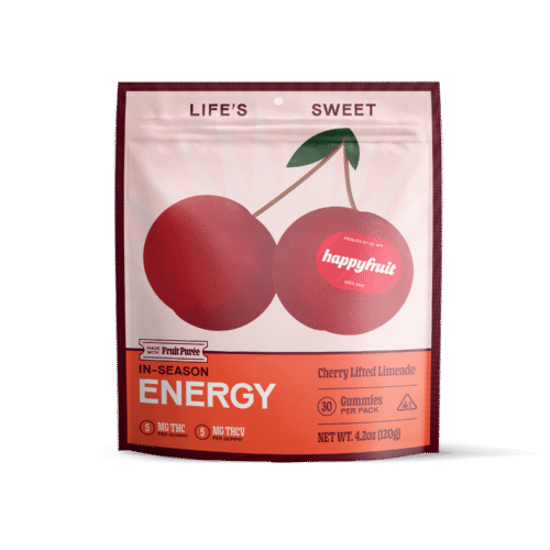 Happy Fruit Gummies, 30ct Cherry Lifted Limeade, BOX