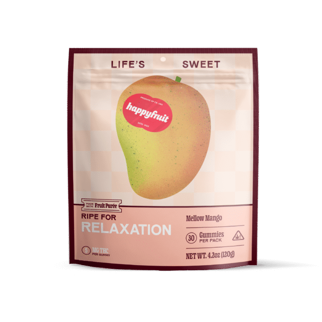 Happy Fruit Gummies, 30ct Mellow Mango, BOX