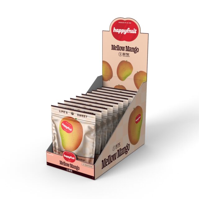Happy Fruit Gummies, 30ct Mellow Mango, CASE