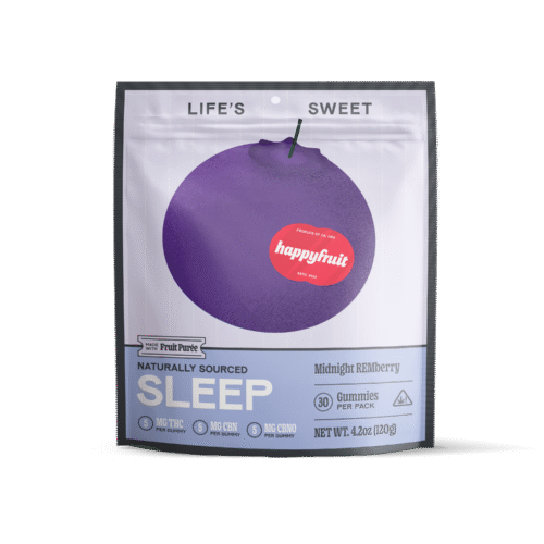 Happy Fruit Gummies, 30ct Midnight REMberry, BOX