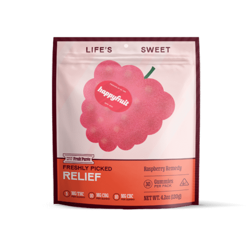Happy Fruit Gummies, 30ct Raspberry Remedy, BOX