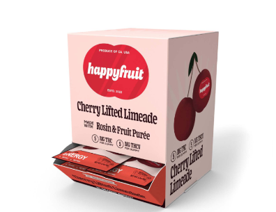 Happy Fruit 2ct Cherry Lifted Limeade Gummies Display Box