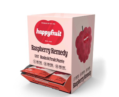 Happy Fruit 2ct Raspberry Remedy Display Box