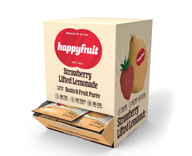 Happy Fruit 2ct Strawberry Lifted Lemonade Display Box